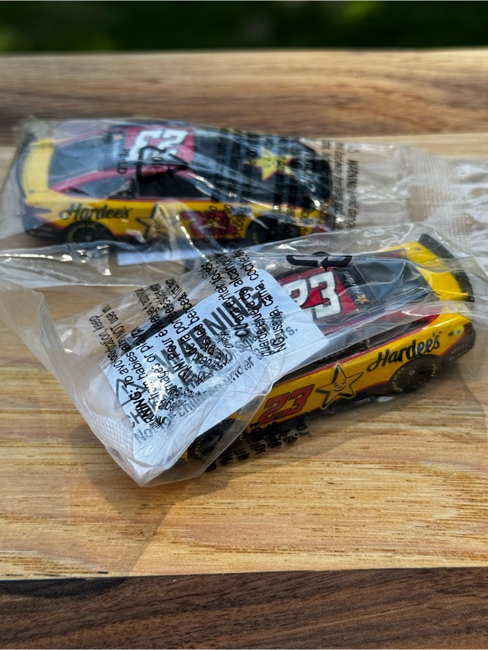 Bubba Wallace #23 Hardee's NASCAR diecast car 1/64 New unopened - Picture 8 of 8